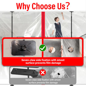 ANWEOR anti-slip base pads keep system steady on floor