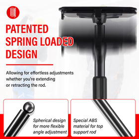 ANWEOR spring-loaded joint enables smooth height adjustments