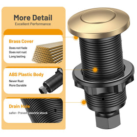 ANWOLL air switch tool-free installation enables quick setup on standard counters.