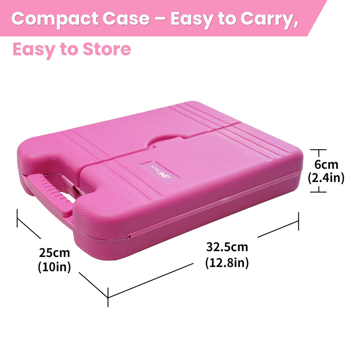 ANXTECH pink tool set with organized slots for quick tool access