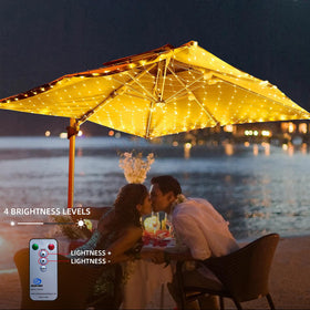 Anycosy gazebo net lights provide festival-ready canopy lighting
