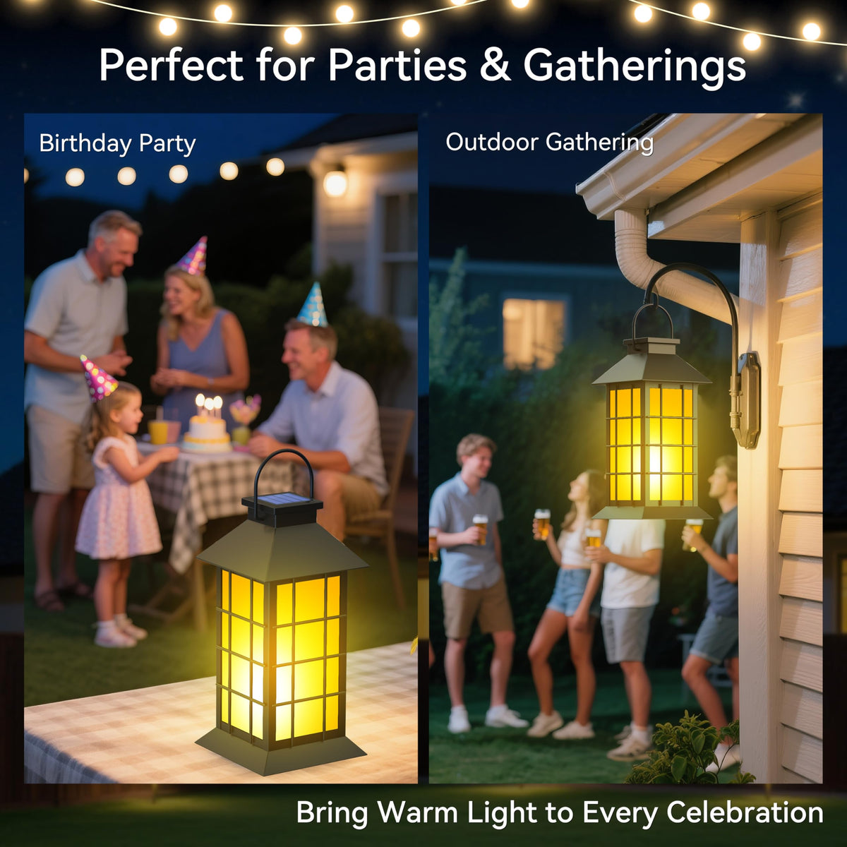 Anyperfect garden lanterns illuminate patios and balconies with inviting glow.