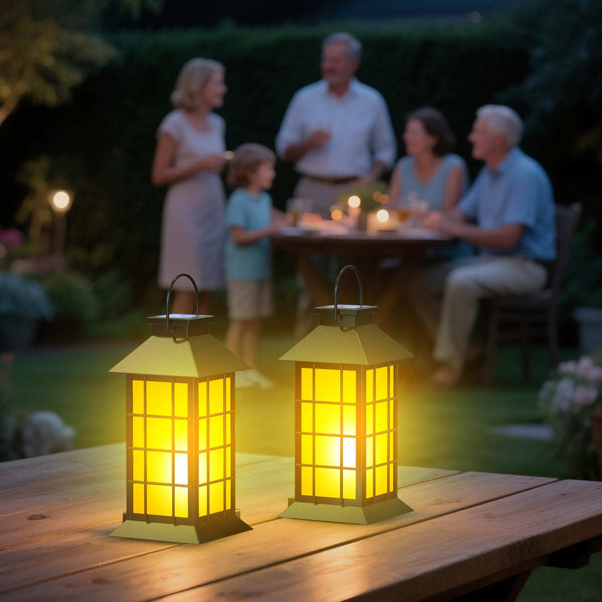 Anyperfect gift-ready lantern set offers rustic décor for Mom or friends.