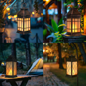 anyperfect table-top solar lantern for balcony or porch use