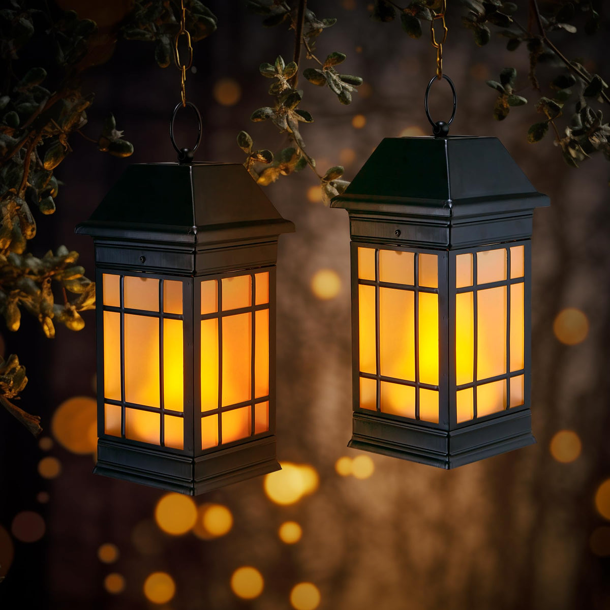 anyperfect tempered glass panel lantern for clear weatherproof illumination