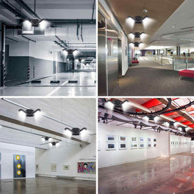 ANYPOWK LED garage light uses HD lens for vibrant colors.