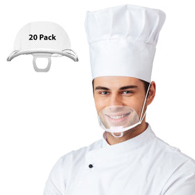 ANYSAFE anti-fog mouth shield 20-pack for clear visibility during service
