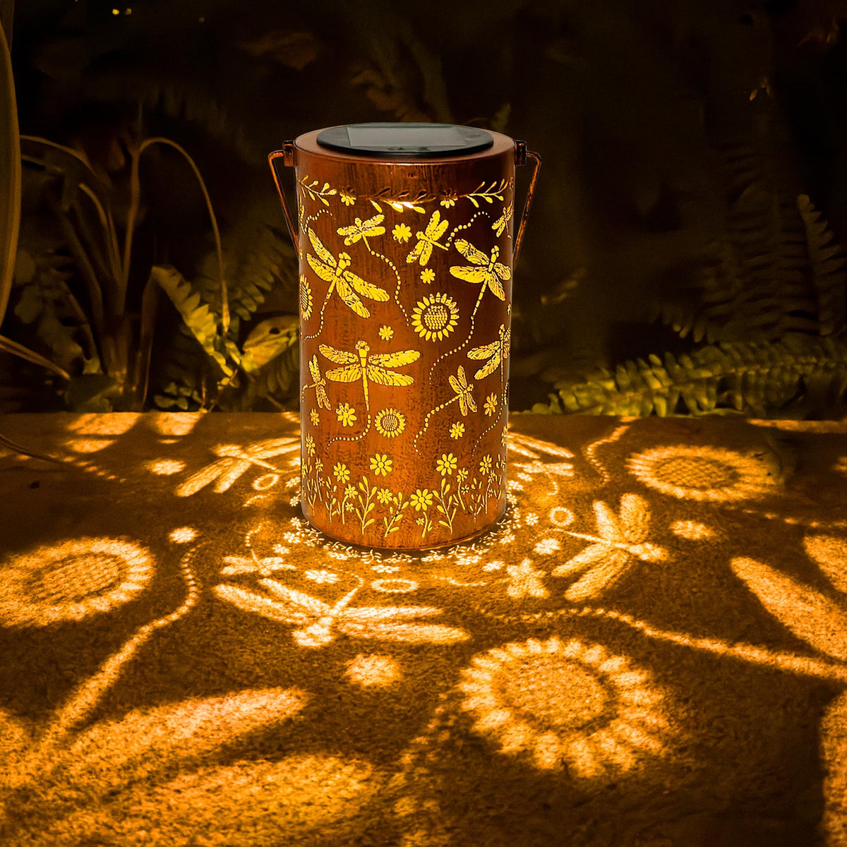 ANYTALK Dragonfly Flower lantern gift pack ideal for holidays and gardening lovers