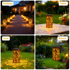 AnyTalk patio yard lantern decor enhances outdoor gatherings.