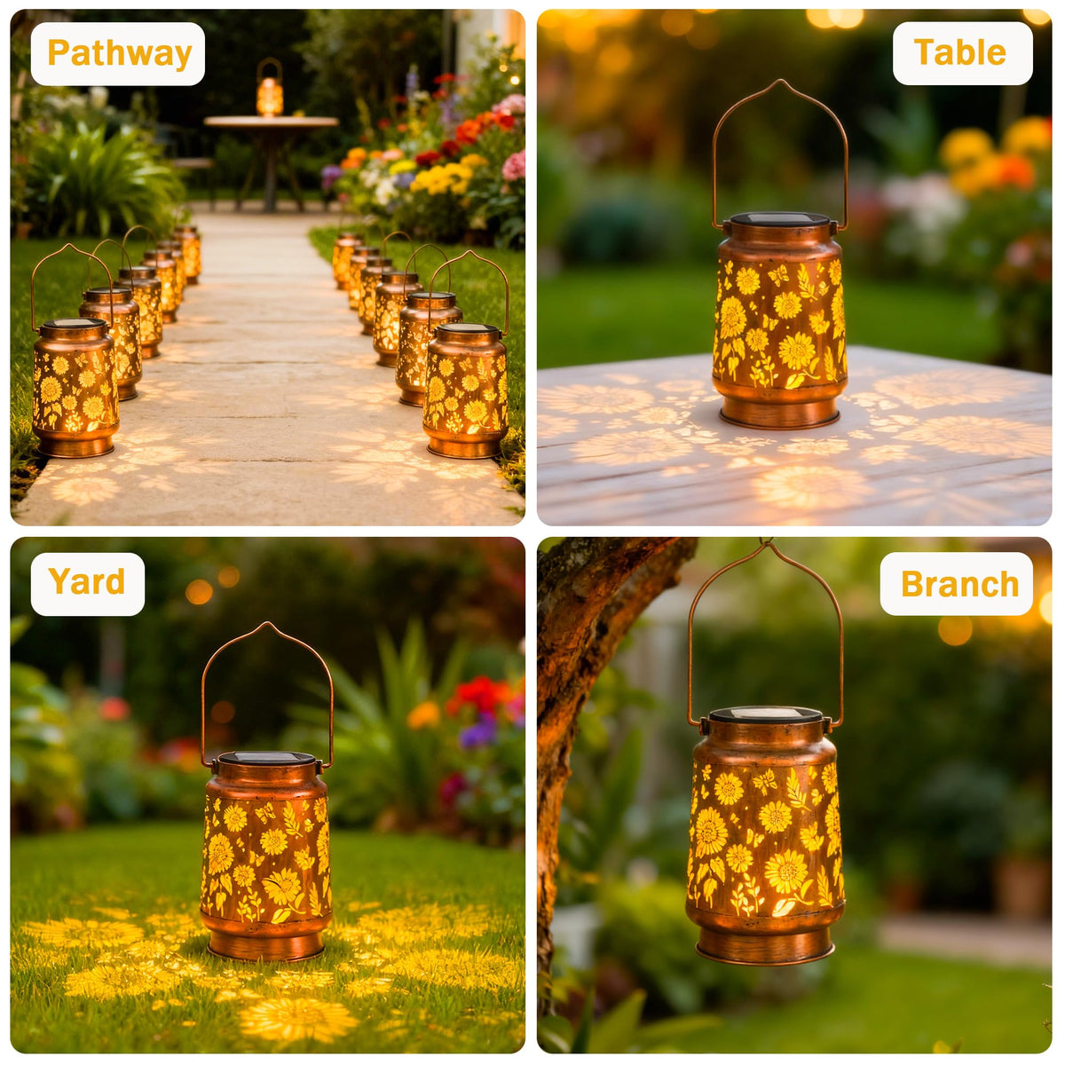 ANYTALK solar lights make a thoughtful gift for moms or garden lovers