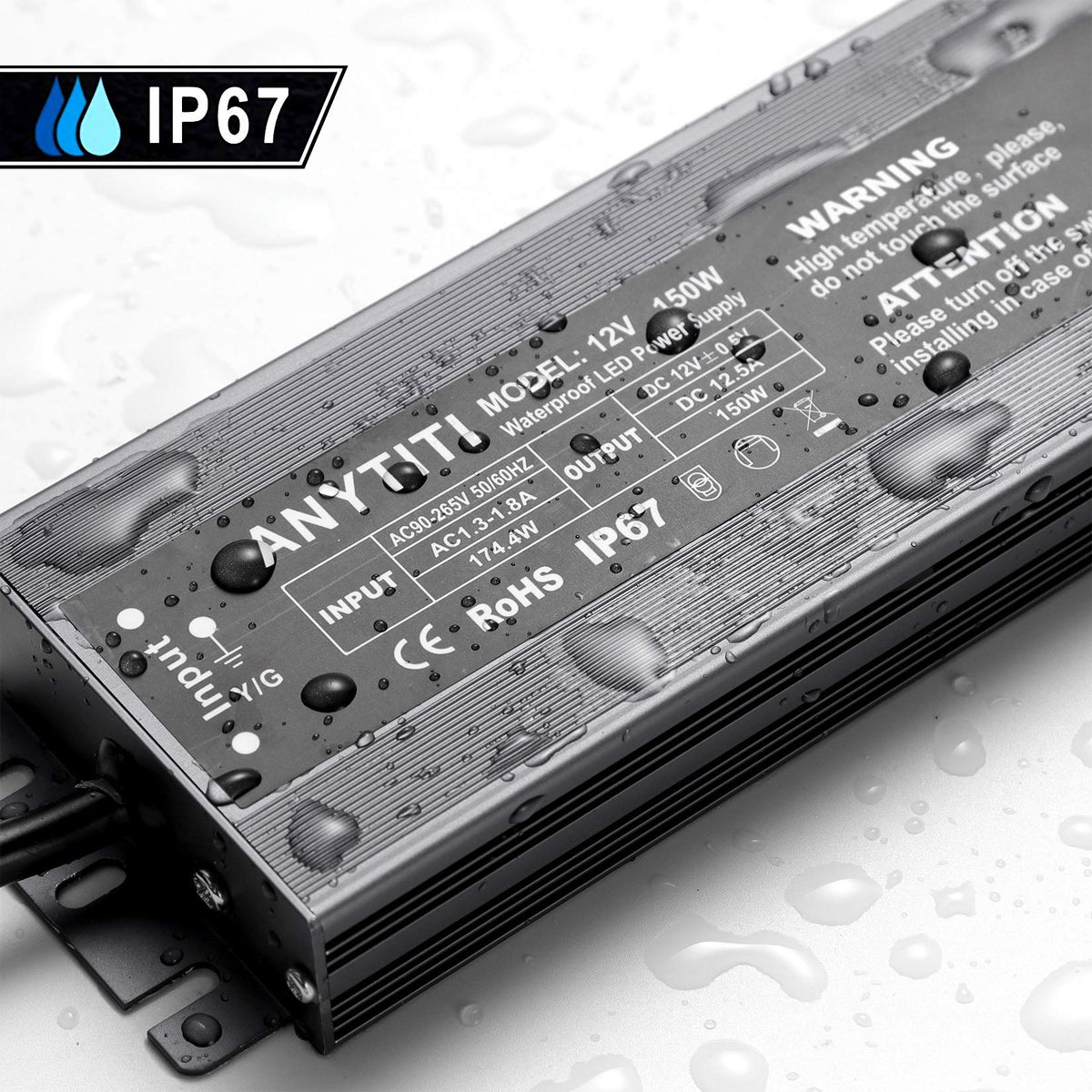 ANYTITI 150W power supply supports bright LED layouts.