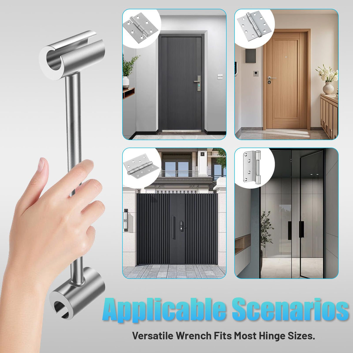 ANZRON compact door repair tool fits tight spaces easily.