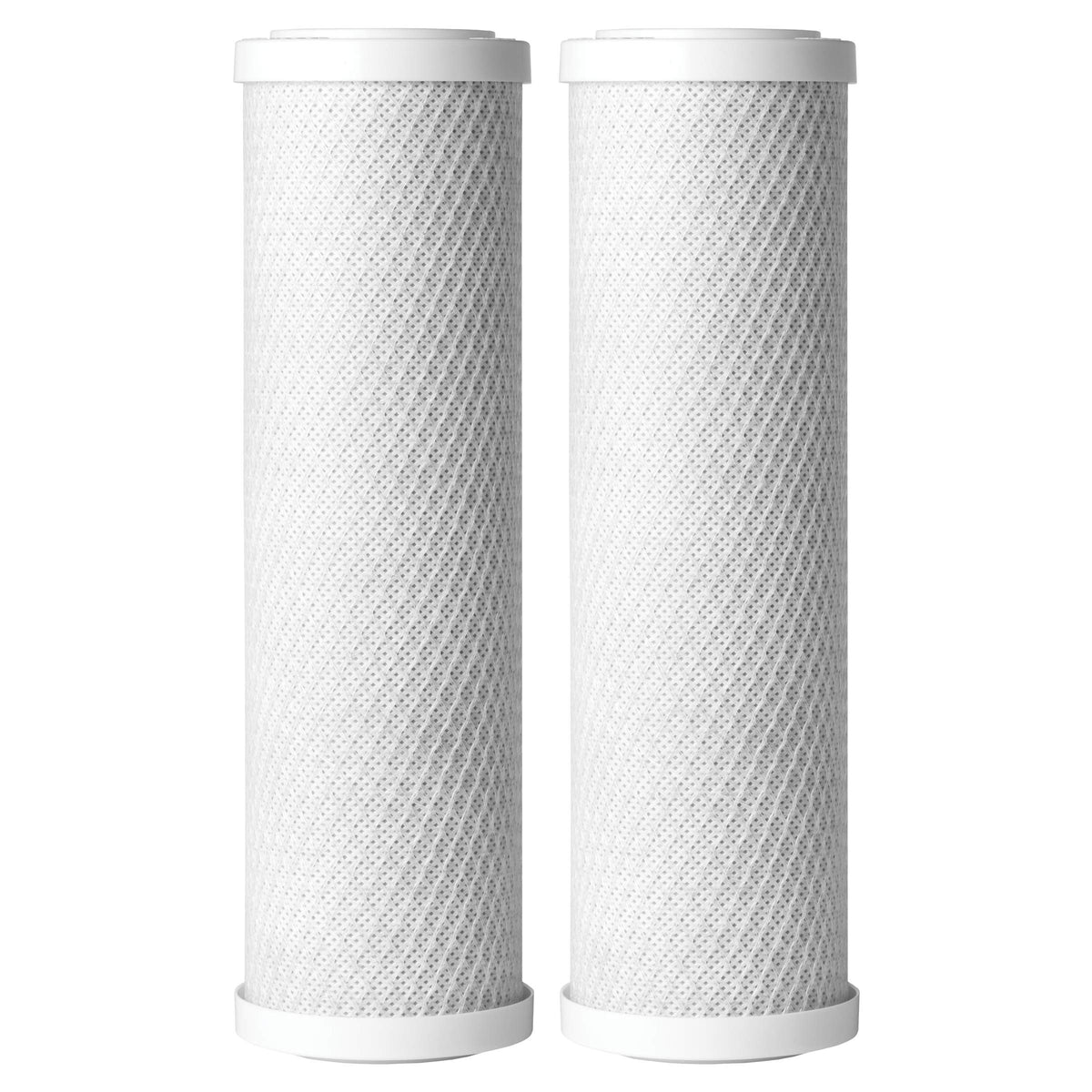 AO Smith 2.5x10 5-micron carbon block sediment filter reduces sediment at every tap.