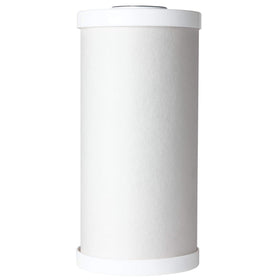 AO Smith 4.5x10 filter ready for whole-house use, reducing unseen sediment.