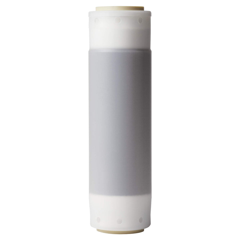 AO Smith AO-MF-B-R under-sink filter installation with quick-connect fittings improves taste.