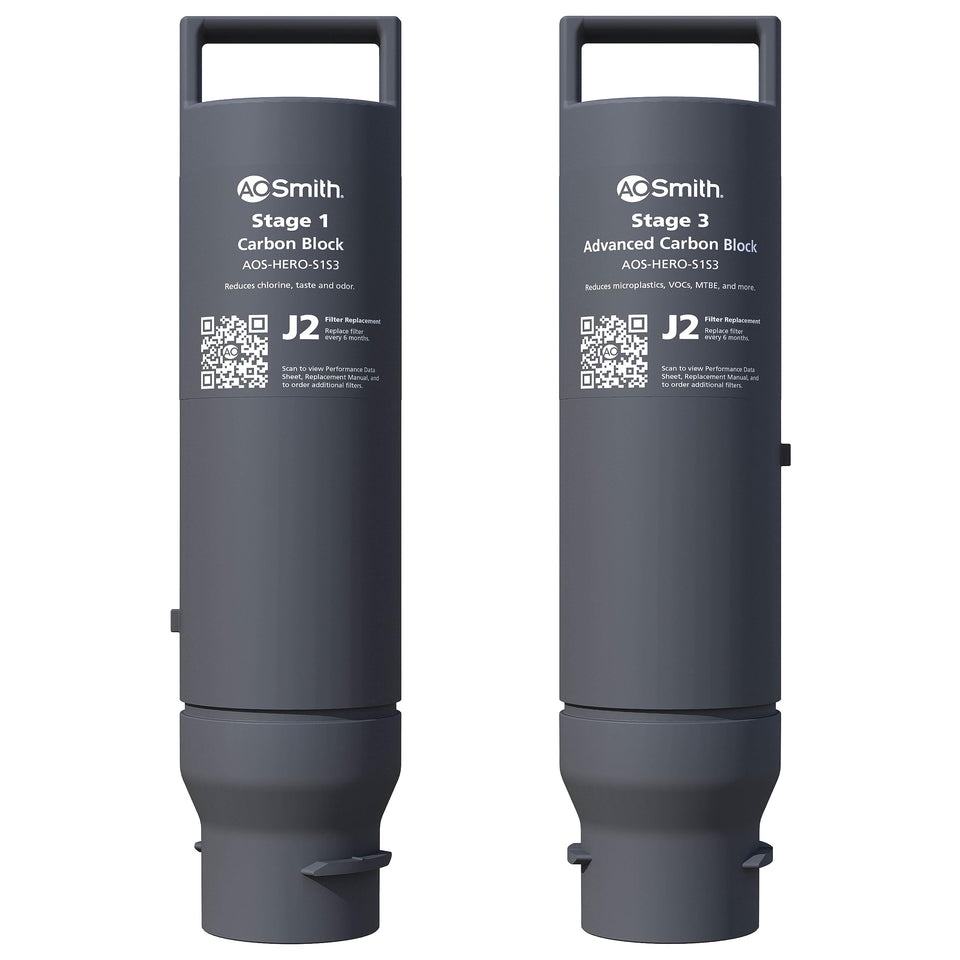 AO Smith AOS-HERO S1S3 carbon filter pack for cleaner drinking water
