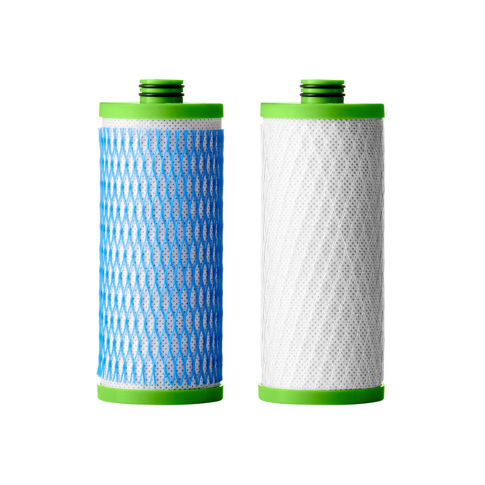 AO Smith Claryum replacement filter two-pack for AO-US-200-R enhances contaminant reduction.