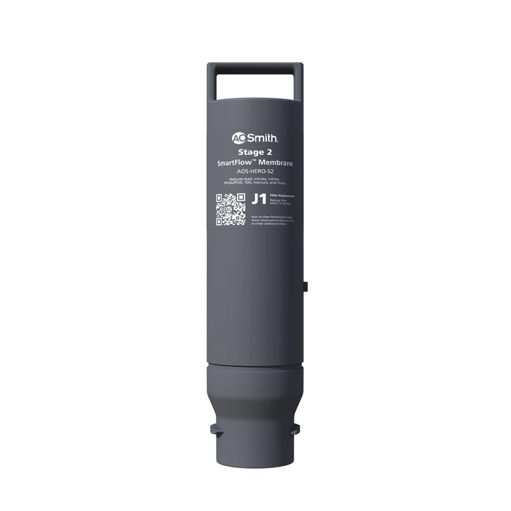 AO Smith HERO membrane replacement for home RO system improves contaminant reduction