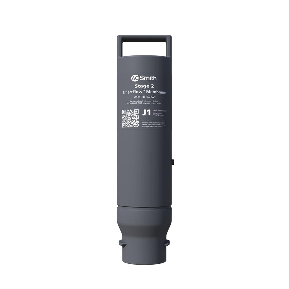 AO Smith HERO membrane replacement for home RO system improves contaminant reduction