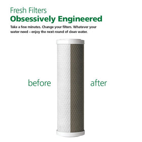 AO Smith replacement cartridge for whole-house filtration, easy DIY maintenance.