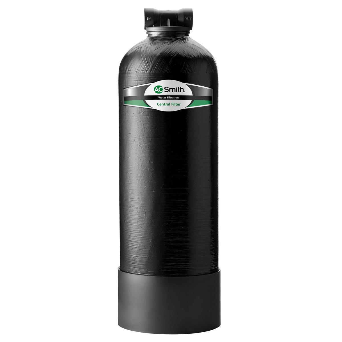 AO Smith whole-house filter assembly reduces chlorine taste and odor at every faucet.
