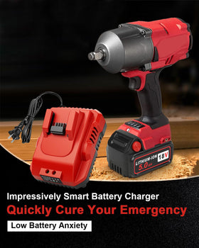 Aoasur battery packaging shown ready for use with compatible tools.