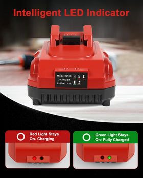 Aoasur Milwaukee 18V charger unit 48-59-1801 for versatile recharging.