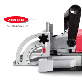 AOBEN compact design and weight enable portable woodworking on site.