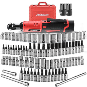 AOBEN cordless 12V ratchet wrench held in hand for quick repairs