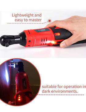 AOBEN cordless ratchet wrench two batteries extend project time