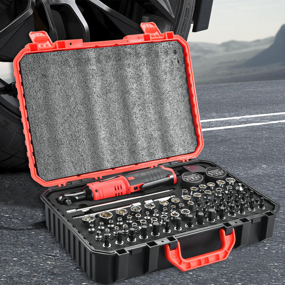 AOBEN kit includes two 2000mAh batteries for longer use