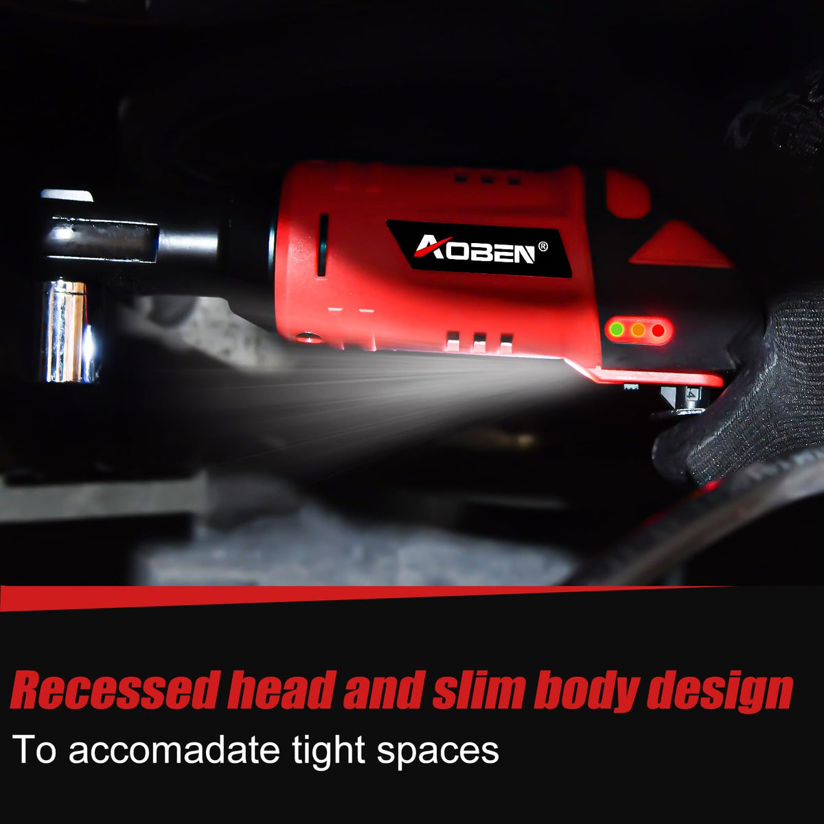 AOBEN ergonomic handle enhances comfort during long jobs