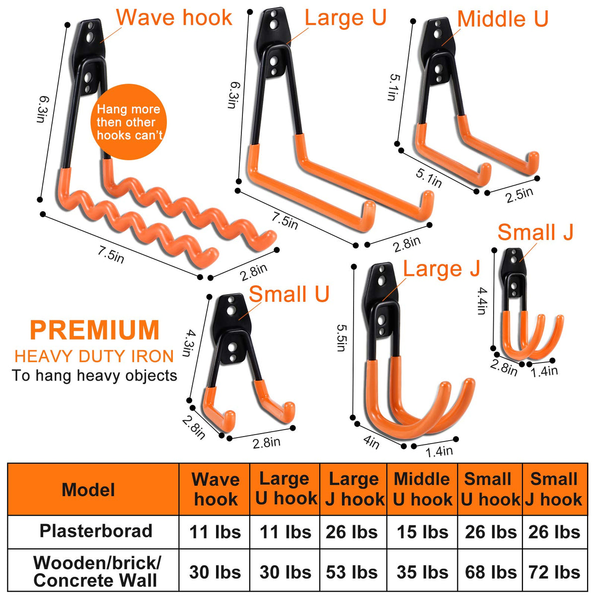 Easy wall-mount installation with included screws and anchors.