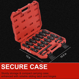 AOBEN metric range 10-24mm sockets for common fasteners.