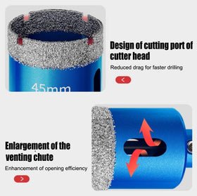Aobvrey 25mm hole saw for dependable cuts in masonry and brick.