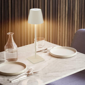 Aoceley 2-pack cordless table lamp compact design fits small tables.
