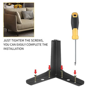 AODIOU TV cabinet legs, easy height adjust and sturdy base.