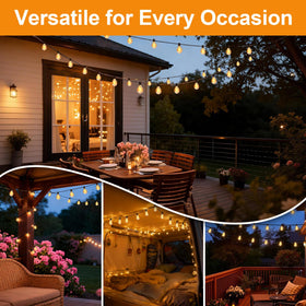 AODLEDY gazebo yard outdoor lighting enhances outdoor spaces with warmth