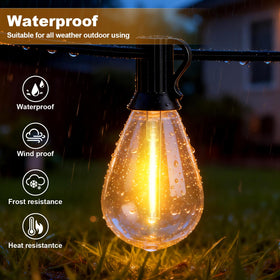 AODLEDY waterproof and shatterproof design withstands all-weather outdoor use