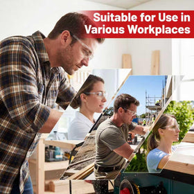 AOOFFIV versatile safety glasses for construction and lab activities
