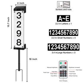 Digits 0–9 provide flexible address configuration for homes and offices.