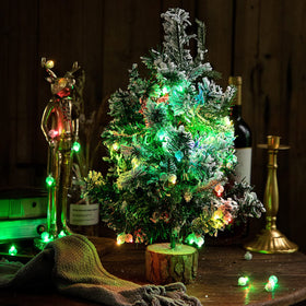 Aogist Christmas tree hanging balloon light adds festive sparkle.