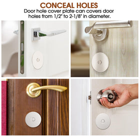Aoheke easy installation with two fasteners for secure fit