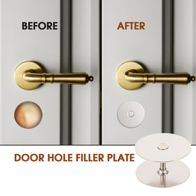 Aoheke rust-resistant metal door hole cover maintains finish