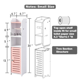 AOJEZOR slatted design promotes air circulation around essentials