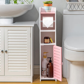 AOJEZOR three open shelves maximize bathroom storage