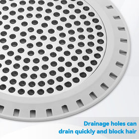 Aojuxix drain cover fits round and square drains for versatility.