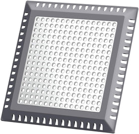 Aojuxix drain catcher on a bathroom drain, blocking hair while allowing fast water flow.