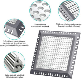 Aojuxix soft silicone rim seals the edge to prevent slips.