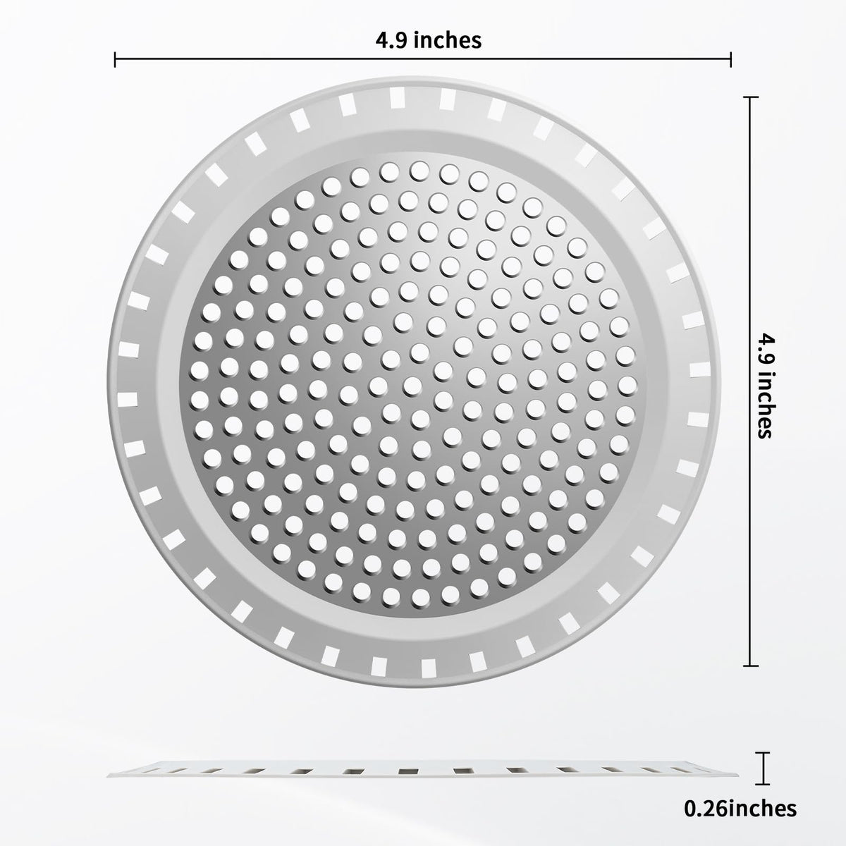 Aojuxix close-up shows stainless steel base and silicone rim for durability.